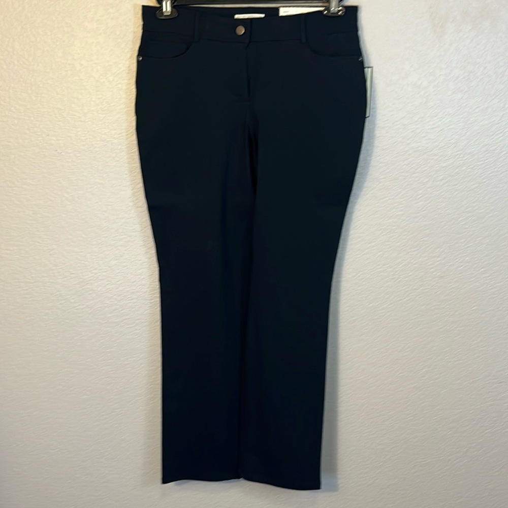 Secretly Slimming Black. Tie size 8 Dana Buchman NWT